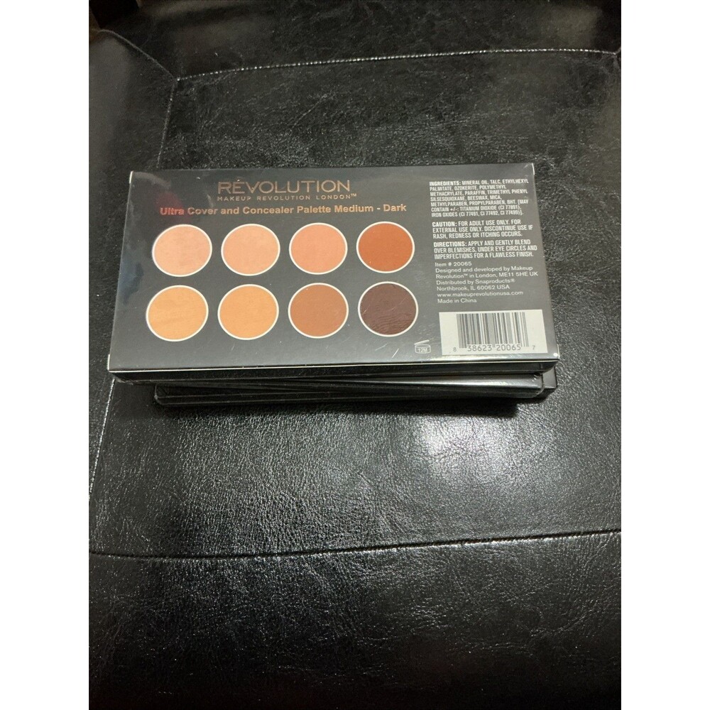 Revolution Ultra Cover And Concealer Palette makeup Medium To Dark brand new